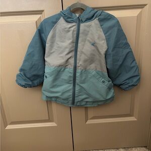 babycottons Teal and Gray Puffer Jacket